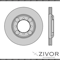 2x PROTEX Rotors - Front For HYUNDAI LANTRA J1 4D Sdn FWD 1991 - 1995 #DR453