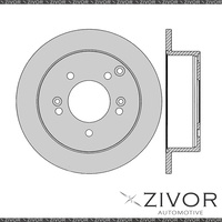 2x PROTEX Rotors - Rear For HYUNDAI SONATA NF 4D Sdn FWD 2005 - 2010 #DR461