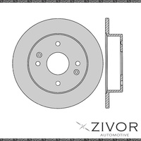 2x PROTEX Rotors - Rear For ROVER 623 . 4D Sdn FWD 1994 - 2000 #DR471