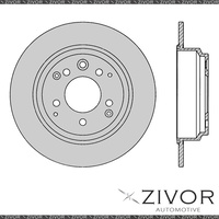 2x PROTEX Rotors - Rear For HONDA LEGEND KA 4D Sdn FWD 1991 - 2003 #DR479