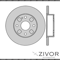 2x PROTEX Rotors - Front For MAZDA 121 DB 4D Sdn FWD 1990 - 1997 #DR525