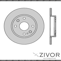 2x PROTEX Rotors - Rear For FORD LASER KE2 4D Wgn FWD 1990 - 1994 #DR531