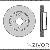 2x PROTEX Rotors - Front For MAZDA 323 BG 4D H/B FWD 1989 - 1994 #DR532