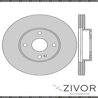 2x PROTEX Rotors - Front For FORD LASER KF, KH 2D H/B 4WD 1990 - 1993 #DR533