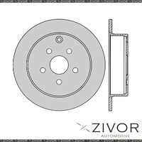 2x PROTEX Rotors - Rear For TOYOTA PRIUS NHW20R 4D H/B FWD 2003 - 2009 #DR563