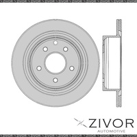 2x PROTEX Rotors - Rear For NISSAN X-TRAIL T30 4D SUV 4WD 2000 - 2007 #DR574