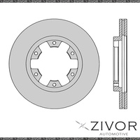 2x PROTEX Rotors - Front For NISSAN 720 720 2D Ute 4WD 1980 - 1985 #DR621