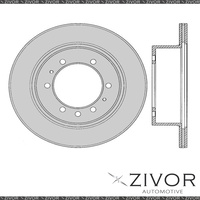 2x PROTEX Rotors - Rear For NISSAN PATROL Y60 4D SUV 4WD 1987 - 1991 #DR622