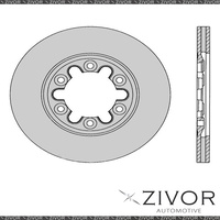 2x PROTEX Rotors - Front For FORD COURIER PC 2D Ute RWD 1988 - 1993 #DR631