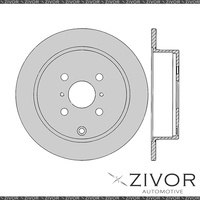 2x PROTEX Rotors - Rear For TOYOTA COROLLA ZZE122R 4D H/B FWD 2001 - 2007 #DR713