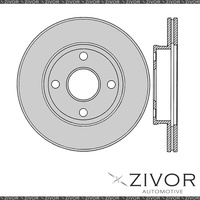 2x PROTEX Rotors - Front For TOYOTA STARLET EP91R 2D H/B FWD 1996 - 1999 #DR714