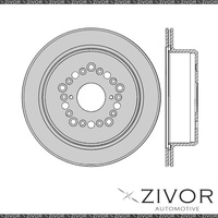 2x PROTEX Rotors - Rear For LEXUS LS400 UCF10R 4D Sdn RWD 1989 - 1994 #DR738