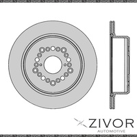 2x PROTEX Rotors - Rear For TOYOTA SUPRA JZA80R 2D Cpe RWD 1993-2002 #DR746