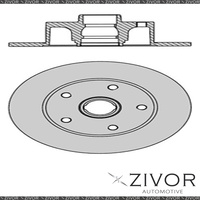 2x PROTEX Rotors - Rear For AUDI A4 B5 4D Wgn AWD 1999 - 2002 #DR808