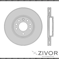 2x PROTEX Rotors - Front For HOLDEN VECTRA JS 4D H/B FWD 1998 - 2002 #DR825