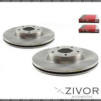 2x FRONT DISC BRAKE ROTOR SUIT For NISSAN SKYLINE V35 250GT 300GT 350GT