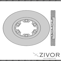 2x PROTEX Rotors - Front For MAZDA B2600 . 4D Utility 4WD 1999 - 2006 #DR964