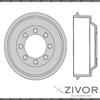 2x PROTEX Brake Drums For FORD F250 . 250 6 Cyl CARB 1970 - 85 #DRUM1621B