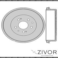 2x PROTEX Brake Drums For TOYOTA HILUX RZN147R 1RZE 4 Cyl EFI 1997-2002 DRUM1738
