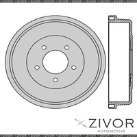 2x Brake Drums For MITSUBISHI STARWAGON SF 4G64 4 Cyl FI 1986 - 1990