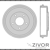 2x PROTEX Brake Drums For FORD ESCAPE ZB L3 4 Cyl MPFI 2004 - 2006 #DRUM4074