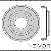 2x PROTEX Brake Drums For MITSUBISHI PAJERO IO QA 4G18 4 Cyl 1999-2001 #DRUM4100