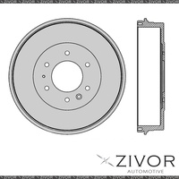 2x Brake Drums For FORD COURIER PG, PH WLAT 4 Cyl Diesel Inj 2002 - 2006