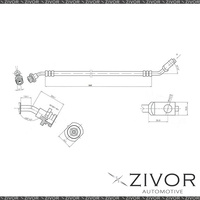 2x PROTEX Hydraulic Hose -Front For NISSAN NAVARA D21 2D C/C 4WD 1988-1997 H1723