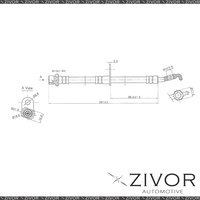 2x Hydraulic Hose- Front For TOYOTA MR2 ZZW30R 2D Conv RWD 2000 - 2006