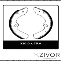 2x PROTEX Brake Shoes - FR For ISUZU NPS300 NPS59 2D Truck 4X4 1992 - 1993 N1663