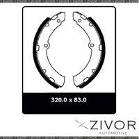 2x PROTEX Brake Shoes- Front For TOYOTA COASTER HDB51R 2D 1993-2004 #N3159