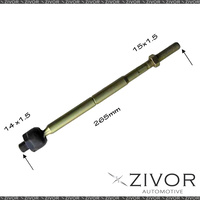 2x Protex Rack End For Toyota Camry HYBRID AHV40R 4D Sdn 2AZFXE 2010-12 By Zivor