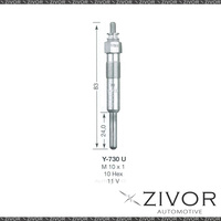 NGK GLOW PLUG - Set of 2 For LAND ROVER Y-730U *By Zivor*