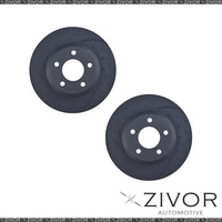 2x Brake Rotor Front  For Nissan Patrol 5.6 (Y62) Petrol SUV 2010-2019