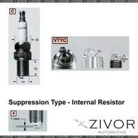 New Champion Spark Plug-Set of 2 For HOLDEN MPN-RC8VTYC4 *By Zivor*