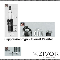 New Champion Spark Plug-Set of 2 For CADILLAC MPN-RS12YC6 *By Zivor*
