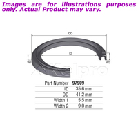 KELPRO Axle Shaft Seal For TOYOTA LANDCRUISER HDJ79R 4.2L 2D Cab Chassis 97909