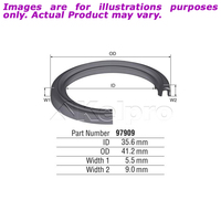 New KELPRO Axle Shaft Seal For TOYOTA LANDCRUISER FZJ80R 4.5L 4D SUV 97909