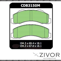 PROTEX Brake Pads-Front For FORD F150 . 4D Ute 4WD 2010-2014 #CDB3150M