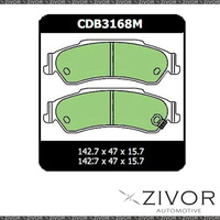 PROTEX Brake Pads-Rear For CHEVROLET BLAZER . 4D SUV 4WD 1995-2002 #CDB3168M