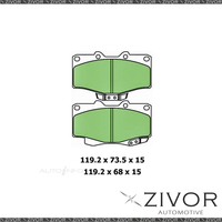 PROTEX Brake Pads - Front For TOYOTA HILUX RN130R 2.4L 4D Wgn 22R 1989-1995