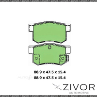 Brake Pads - Rear For HONDA ASCOT INNOVA CC 2.3L 4D Hardtop H23A 1992-1996