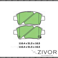PROTEX Brake Pads -Front For TOYOTA COROLLA NZE120R 1.3L 4D Sdn 2NZFE 2000-2006