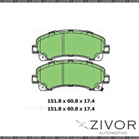 Brake Pad-Front For HOLDEN COLORADO LX LS SPACE CAB RG 2.8L 4D C/C LWN 2013 On