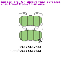 New PROTEX Disc Pad Set For INFINITI QX70 S51 TCNS51 3.7L DB3181CP