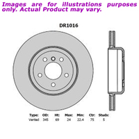 New PROTEX Disc Rotor - Rear For BMW X5 E70 E70 3.0L 4D SUV AWD DR1016
