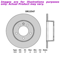 New PROTEX Ultra Brake Rotor - Rear For HSV GTS VE VE 6.2L DR12547