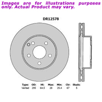 New PROTEX Brake Rotor - Front For HSV CLUBSPORT R8 VE VE 6.2L DR12578