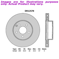 New PROTEX Brake Rotor - Front For MERCEDES BENZ C250 CDI S204 S204 2.1L DR12578