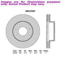 New PROTEX Brake Rotor - Front For FIAT DUCATO 3.0L 3D Van FWD DR12587
